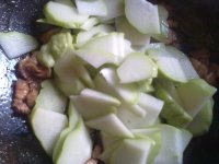 木耳肉片炒佛手的做法步骤6