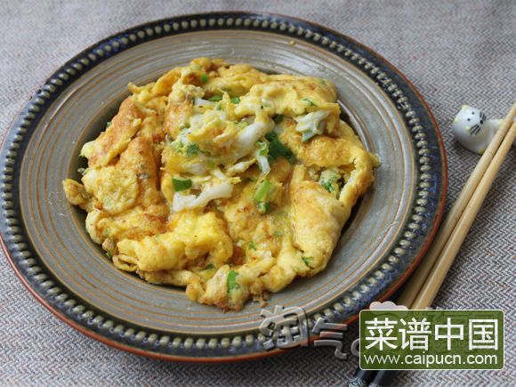 银鱼烘蛋