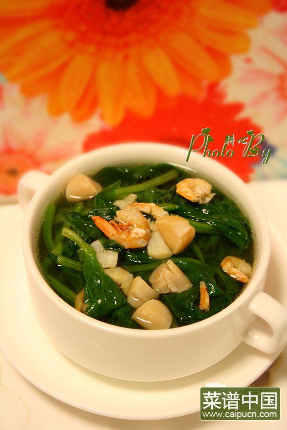 干贝菠菜汤