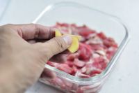 干锅孜然羊肉花菜的做法步骤5