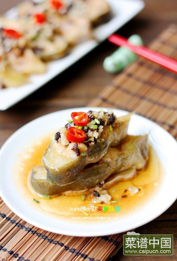 豆豉蒸鲶鱼