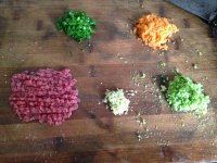 西兰花胡萝卜牛肉粥的做法步骤2
