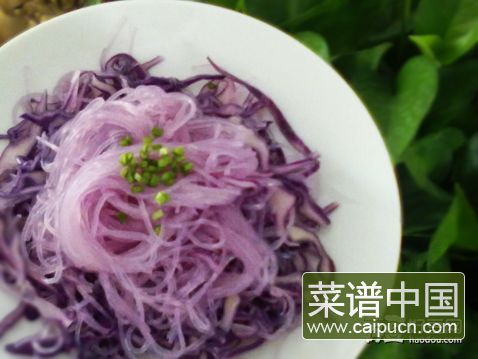 快手菜---凉拌紫甘蓝