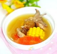 玉米无花果煲鹌鹑汤的做法步骤6