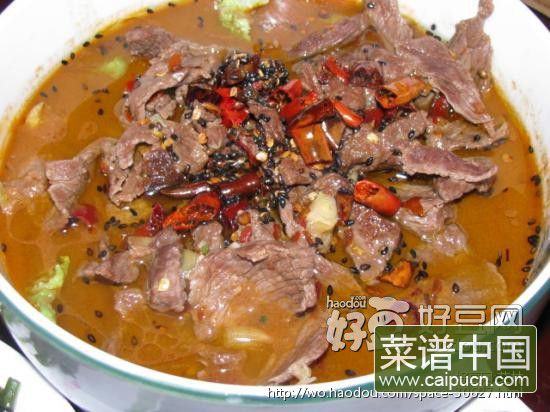 水煮牛肉