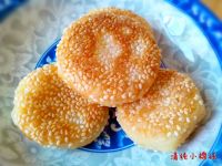 玉米粥芝麻煎饼的做法步骤6