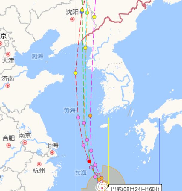 2020年8号台风叫什么名走势图 八号台风未来发展及路径走向图
