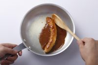 煎香蕉苹果醋饮套餐的做法步骤5
