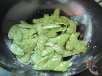素炒扁豆的做法步骤6