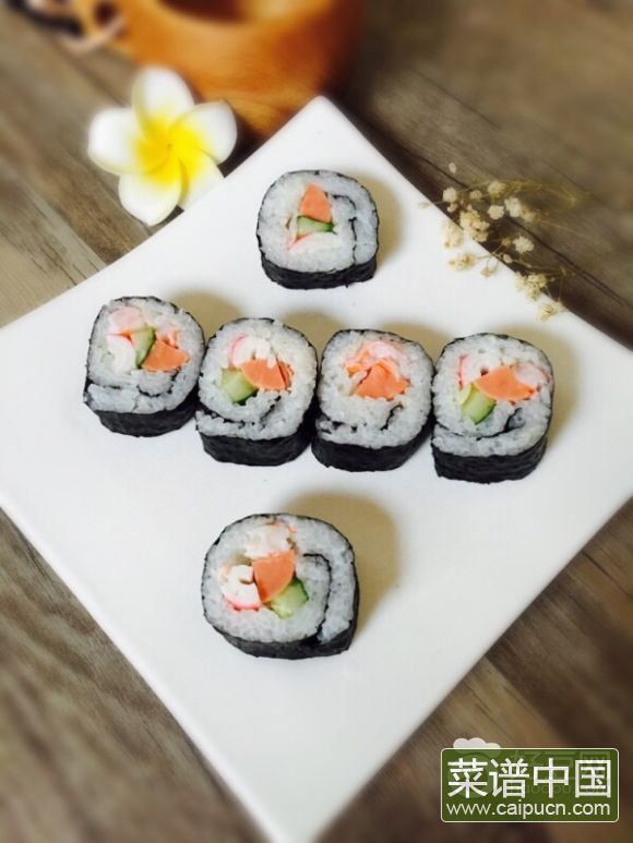 鲜虾沙拉寿司