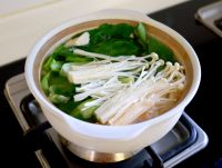 青菜豆腐汤的做法步骤5