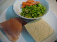 炸豆腐肉丸子的做法步骤1