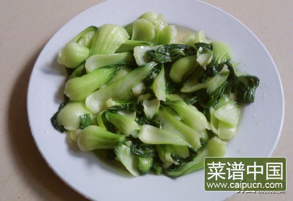 素炒上海青