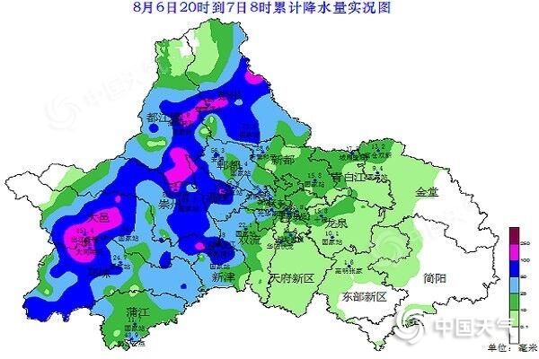 成都迎来今年汛期首场区域性暴雨，立秋日喜提凉爽天