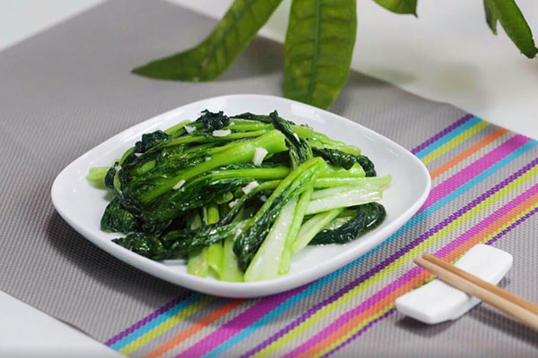 清炒菜心的做法 如何清炒菜心