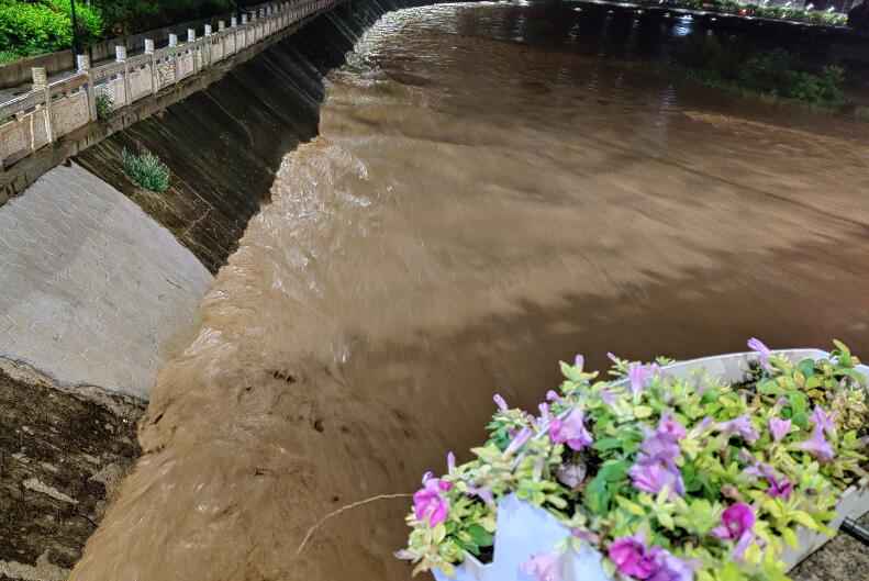 暴雨来袭，灵台县出现多处险情