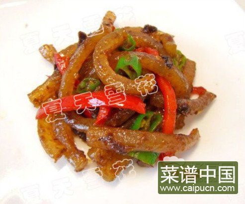 小炒猪皮
