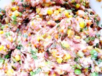 豌豆玉米熏干豆腐卷的做法步骤3