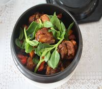穿心莲三杯鸡的做法步骤11