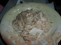 鲔鱼色拉煎饼的做法步骤1