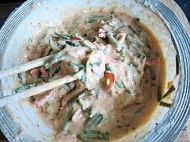 韩餐小吃---泡菜煎饼的做法步骤5