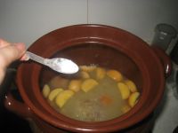 小麦绿豆苹果汤的做法步骤6