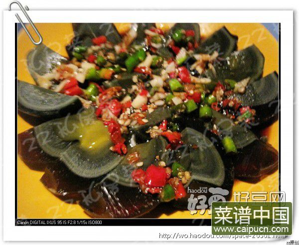凉拌皮蛋