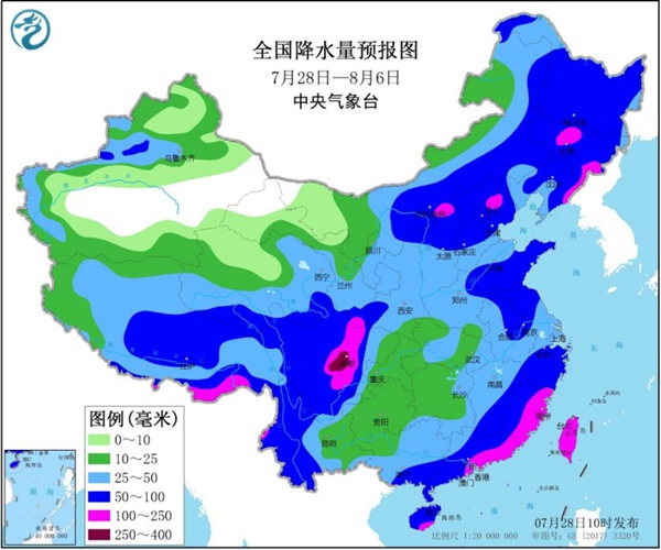 “七下八上”北方防汛关键期 华北东北将有两轮明显降雨过程