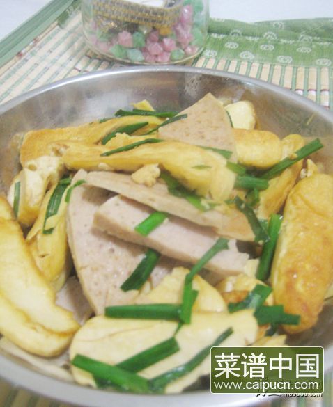 肉饼炒豆腐