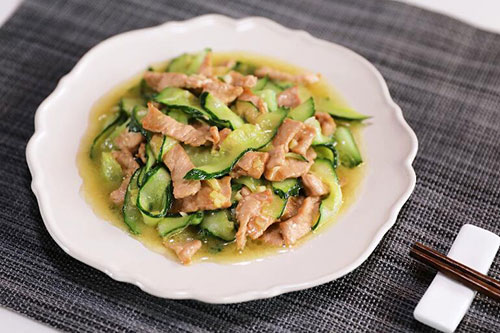 黄瓜肉片的做法 黄瓜肉片的家常做法