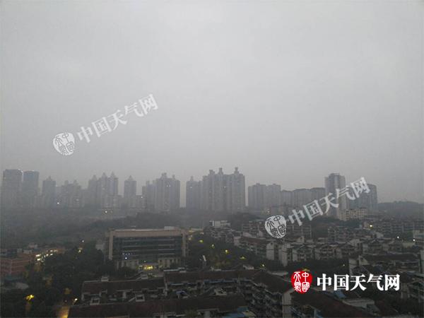 重庆大雾致部分高速路段被管制 明后天有小雨能见度不佳