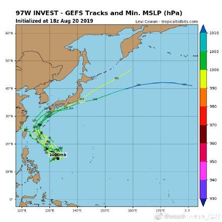 台风白鹿什么时候生成 2019年11号台风白鹿会登陆哪里
