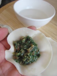 荠菜猪肉水饺的做法步骤8