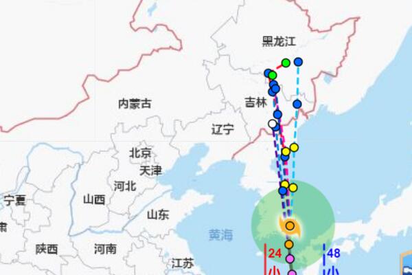 2020辽宁台风路径实时最新消息 台风“海神”影响辽宁致多地有大暴雨