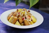 菠萝油条虾的做法步骤11