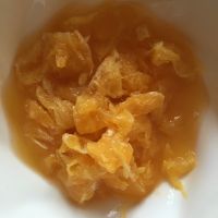 橙奶双色果冻的做法步骤1