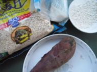 红薯燕麦饼的做法步骤1