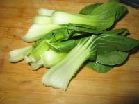 油菜榨菜白米粥的做法步骤1