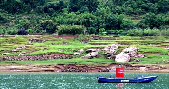 三峡水库水位再创年内新低 长江云阳段部分航道变窄变浅