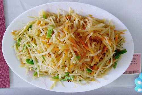 炝拌土豆丝的做法 在家怎么炝拌土豆丝