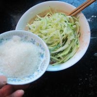 番茄汁南瓜丝饼的做法步骤4