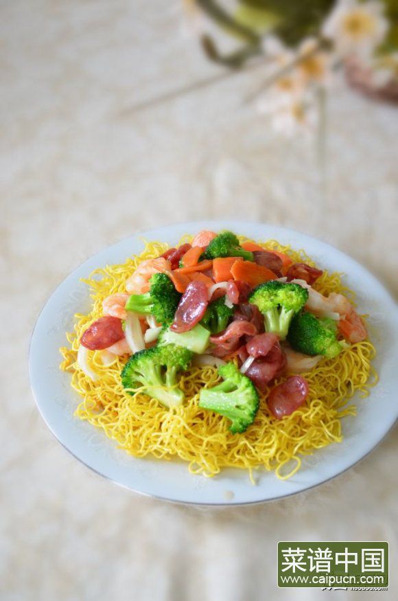 香肠炒面