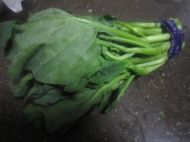 蒜香白灼芥兰的做法步骤1