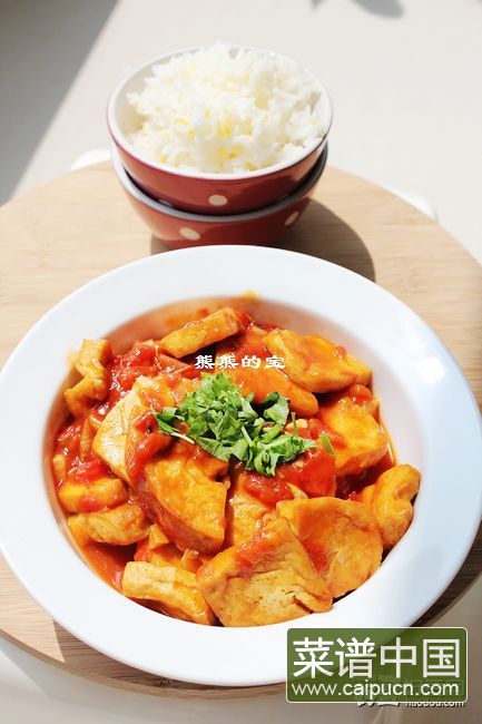 番茄豆腐