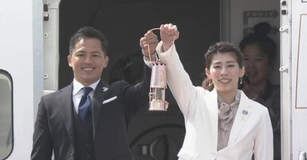奥运圣火运抵日本取消欢迎活动 26日开始圣火传递