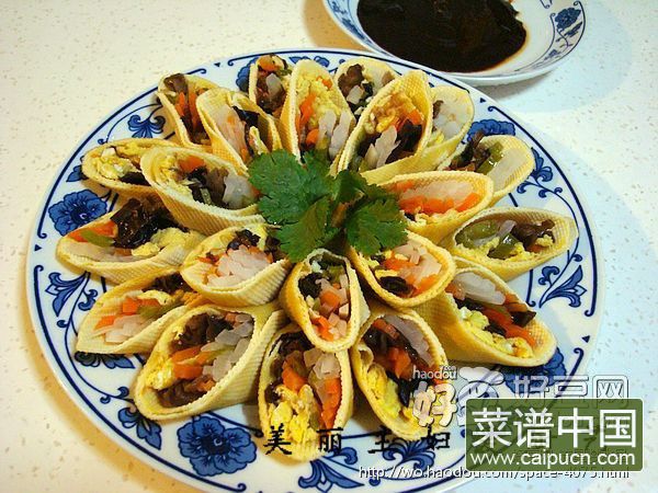 素蒸五彩豆皮卷