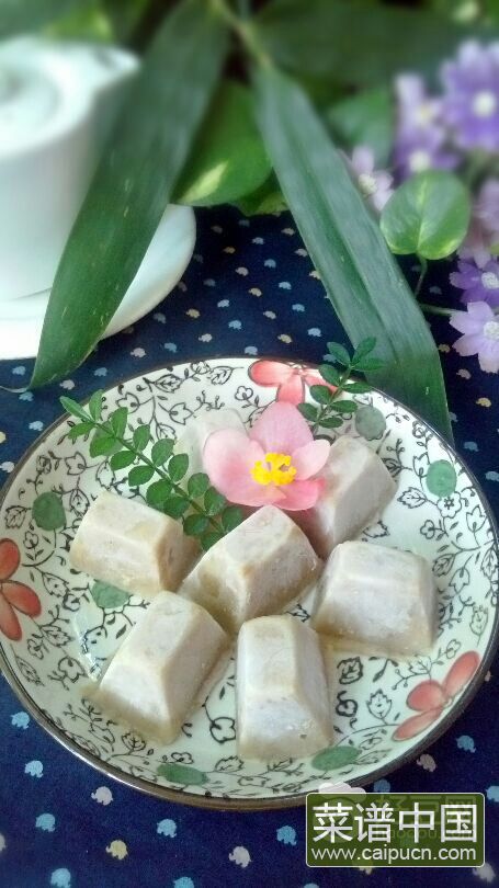 【手工美食】面包机版牛奶绿豆冰糕