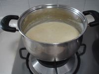 三色豆腐浓汤的做法步骤11