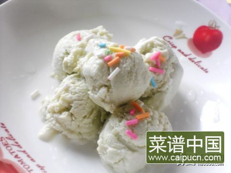 抹茶奶味冰点