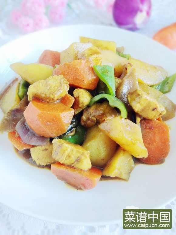 咖喱土豆鸡丁